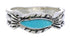 Turquoise Authentic Sterling Silver Jewelry Ring Size 8-3/4 WX34959
